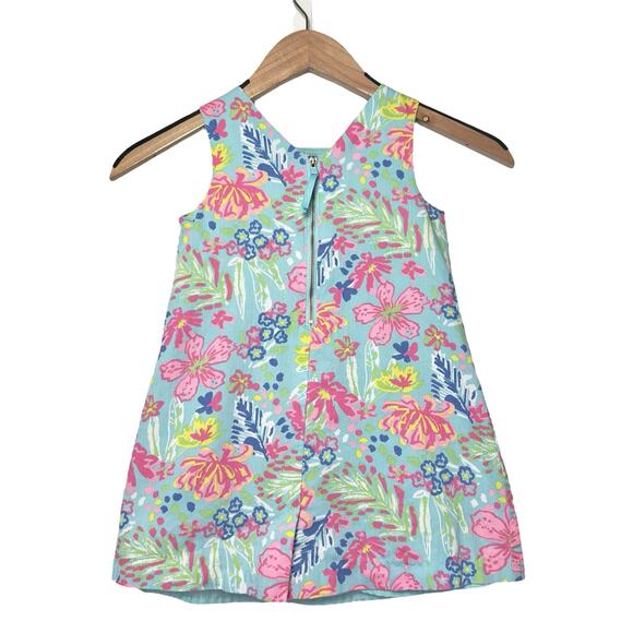 Tommy Bahama | Girl | Tropical Floral Summer Tank Shift Dress | Size 4 - Picture 3 of 8